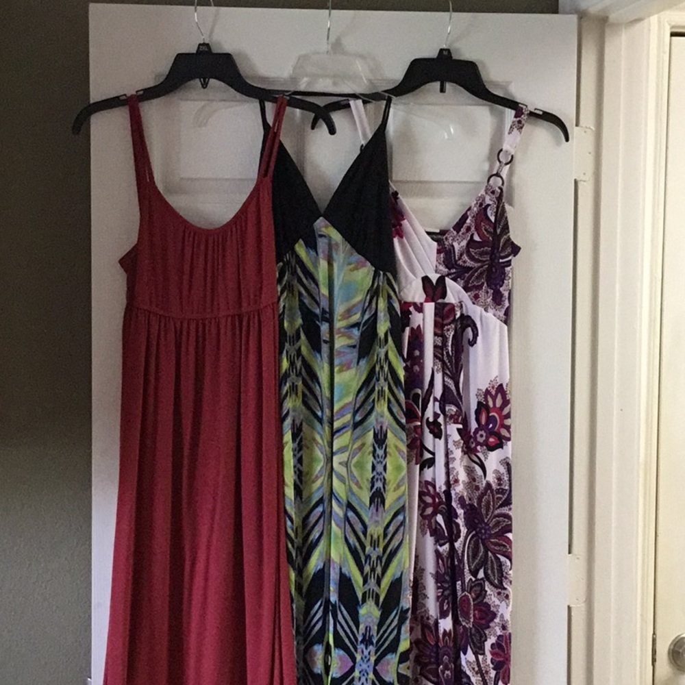 Bundle of 3 maxi dresses